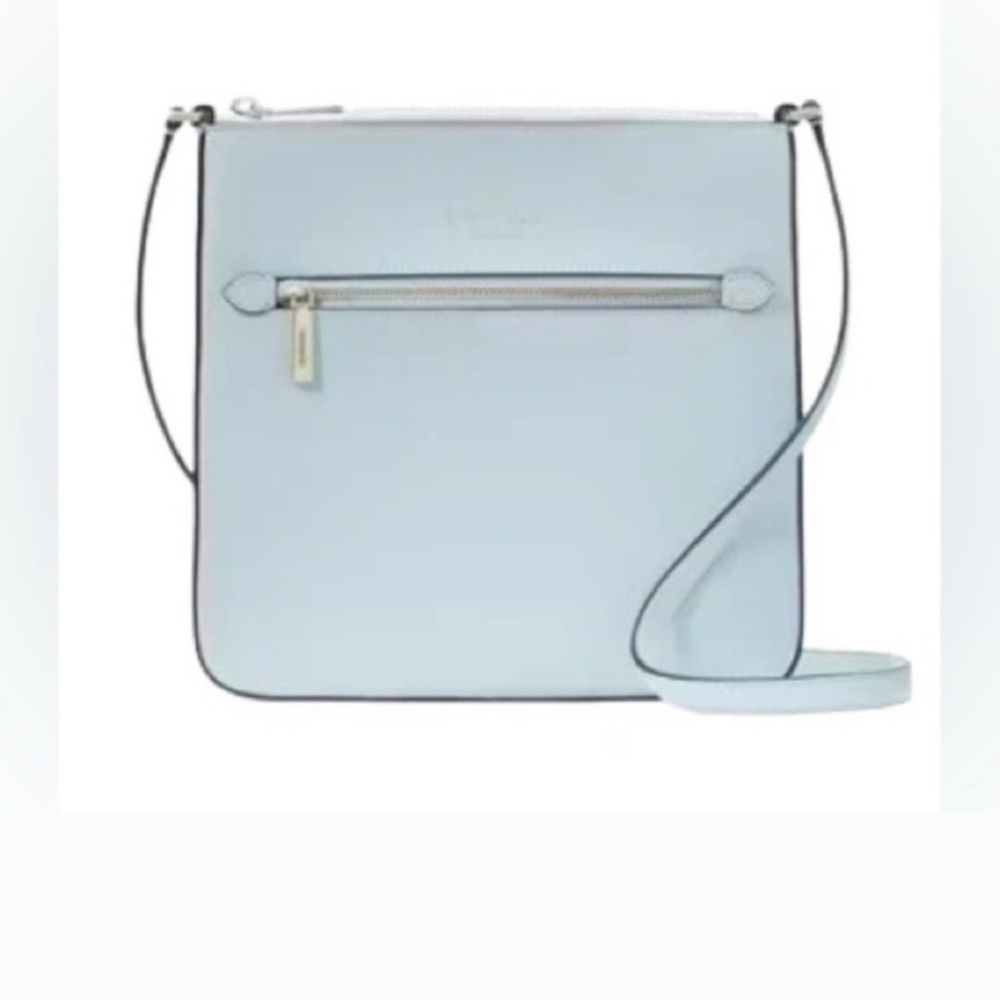 NWT New Kate Spade Lena Swing pack Crossbody Pebble Leather Crisp Sky